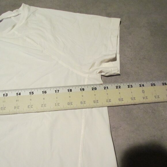 Athleta Shirt womens Medium Activewear Workout GYM Shirt White - Picture 3 of 5